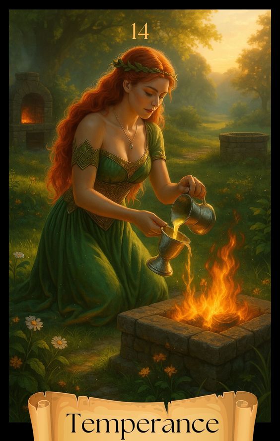 Temperance टैरो कार्ड